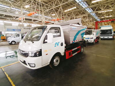 3.5方比亚迪T4纯电动自装卸垃圾车
